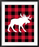 Framed Moose Lumberjack