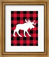 Framed Moose Lumberjack