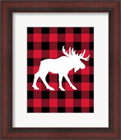 Framed Moose Lumberjack