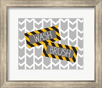 Framed Construction Wash Brush