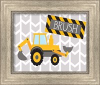 Framed 'Construction Brush' border=