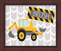 Framed 'Construction Brush' border=