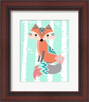 Framed Tribal Fox Girl II