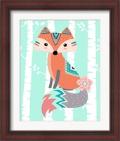 Framed 'Tribal Fox Girl II' border=