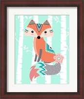 Framed Tribal Fox Girl II