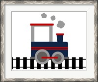 Framed Train Tracks