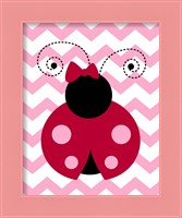 Framed 'Ladybug Chevron' border=