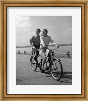 Framed 1950s Smiling Happy Couple