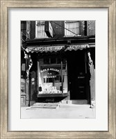 Framed 1930s Pharmacy Storefront