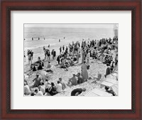 Framed 1920s Crowd Of People