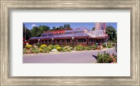 Framed 1990S Classic Art Deco Style Diner Hyde Park Ny Usa