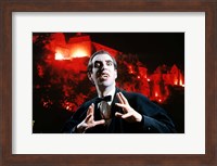 Framed Man In Vampire Makeup And Costume