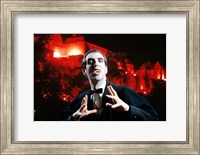 Framed Man In Vampire Makeup And Costume
