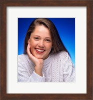 Framed 1980s Smiling Teenage Girl Looking At Camera
