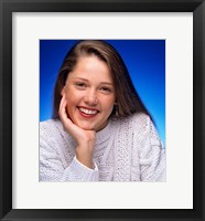 Framed 1980s Smiling Teenage Girl Looking At Camera