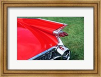 Framed 1959 Cadillac Tail Fin And Tail Light