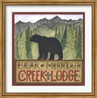 Framed Bear Mountain Creek Lodge