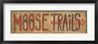 Framed Moose Trails