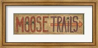 Framed Moose Trails