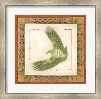 Framed Lodge Eagle