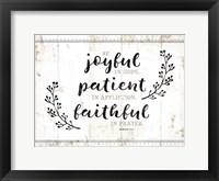 Framed Be Joyful