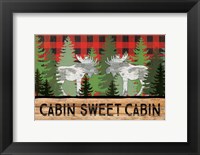 Framed Cabin Sweet Cabin