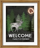Framed Welcome Family & Friends