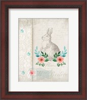 Framed French Spring Rabbit