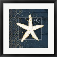 Relax Starfish Framed Print