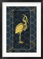 Framed Gold Bird