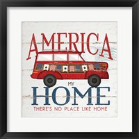 America Home Framed Print