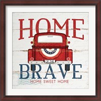 Framed Home of the Brave