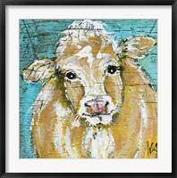 Framed Cow Face