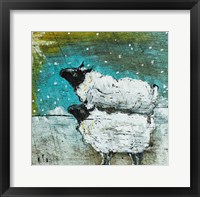 Framed Two Sheep