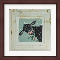 Framed Cow with Bells
