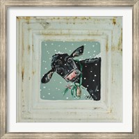 Framed Cow with Bells