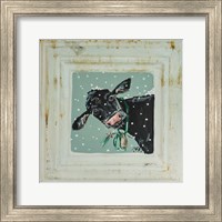 Framed Cow with Bells