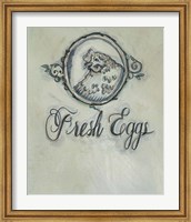 Framed Fresh Eggs