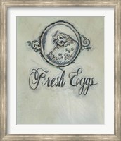 Framed Fresh Eggs