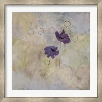 Framed Purple Flower I