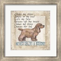 Framed Cocker Spaniel