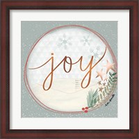 Framed Joy Snow Globe
