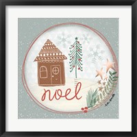 Framed Noel Snow Globe
