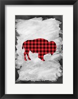 Plaid Buffalo Framed Print