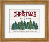 Framed Deck It Out Christmas Tree Farm