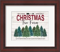 Framed Deck It Out Christmas Tree Farm