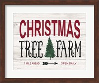 Framed Christmas Tree Farm