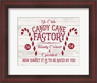 Framed Candy Cane Factory