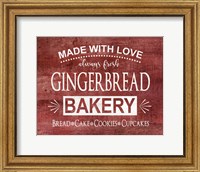 Framed Gingerbread Bakery