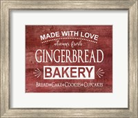 Framed Gingerbread Bakery